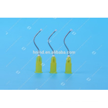 Disposable Dental Pre-bent Needle Tips,Dental Irrigation Needle Bend Tip